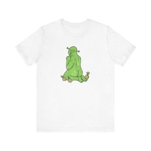 Slutty Green Swamp Man Shrek Funny Trending Unisex T-Shirt